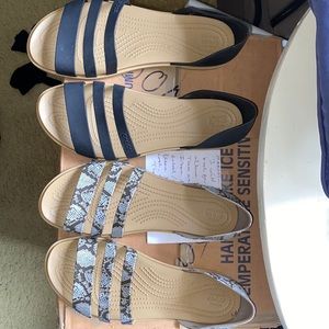 Brand new, unworn Crocs Women’s Tulum sandals.